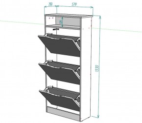 Обувница W10 (ДСС-Белый) в Ирбите - irbit.mebel-e96.ru