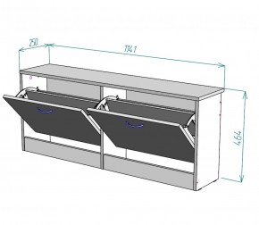 Обувница W19 (ДВ) в Ирбите - irbit.mebel-e96.ru