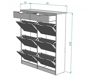 Обувница W28 (Белый) в Ирбите - irbit.mebel-e96.ru