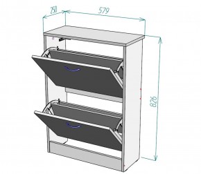 Обувница W3 (ДМ) в Ирбите - irbit.mebel-e96.ru