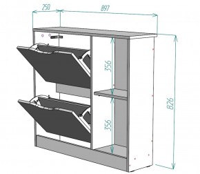 Обувница W30 (ДМ) в Ирбите - irbit.mebel-e96.ru