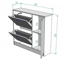 Обувница W31 (Белый) в Ирбите - irbit.mebel-e96.ru