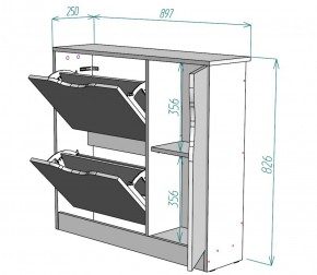 Обувница W32 (ДМ) в Ирбите - irbit.mebel-e96.ru