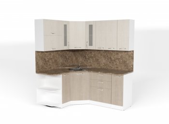 Кухонный гарнитур Ольга оптима 3 1500х1800 мм (Герда) в Ирбите - irbit.mebel-e96.ru