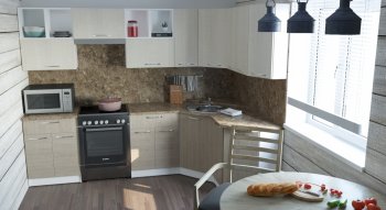 Кухонный гарнитур Ольга оптима 5 2700х1600 мм (Герда) в Ирбите - irbit.mebel-e96.ru