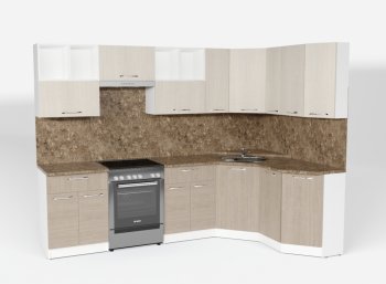 Кухонный гарнитур Ольга оптима 5 2700х1600 мм (Герда) в Ирбите - irbit.mebel-e96.ru