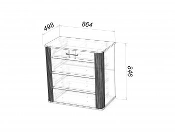 Комод Ольга-2 в Ирбите - irbit.mebel-e96.ru