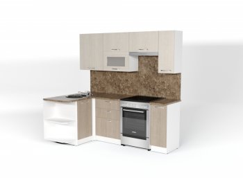 Кухонный гарнитур Ольга прайм 2 1300х2100 мм (Герда) в Ирбите - irbit.mebel-e96.ru