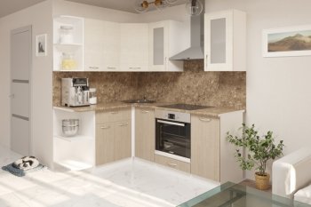 Кухонный гарнитур Ольга прайм 3 1500х2000 мм (Герда) в Ирбите - irbit.mebel-e96.ru