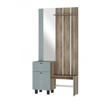 Прихожая Олива ПР-04 шарли бриз (БТС) в Ирбите - irbit.mebel-e96.ru