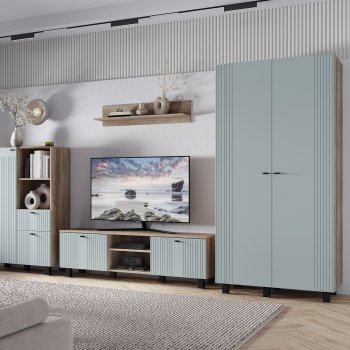 Тумба под ТВ Олива ТБ-09 шарли бриз (БТС) в Ирбите - irbit.mebel-e96.ru