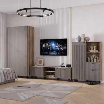 Стенка Олива комп.3 муссон (БТС) в Ирбите - irbit.mebel-e96.ru