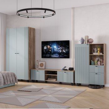 Стенка Олива комп.3 шарли бриз (БТС) в Ирбите - irbit.mebel-e96.ru