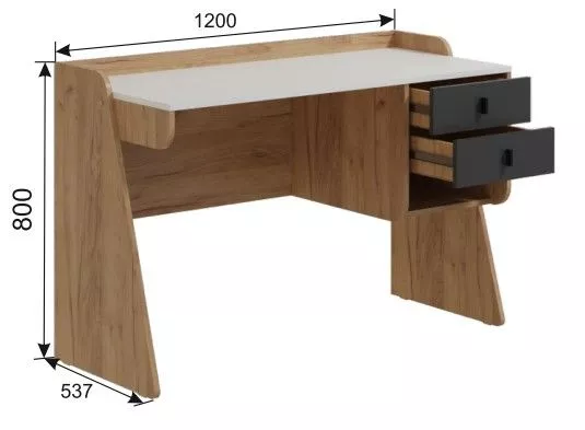 Стол письменный Омега-3 №1 в Ирбите - irbit.mebel-e96.ru