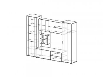 Стенка Оскар ясень шимо (Эра) в Ирбите - irbit.mebel-e96.ru