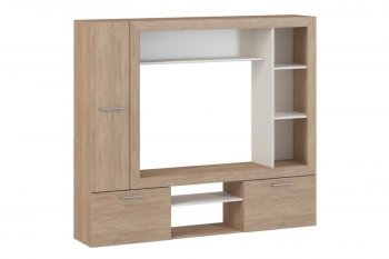 Стенка OSKAR3 дуб сонома (Генезис) в Ирбите - irbit.mebel-e96.ru