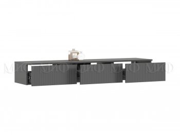 Стенка Оскар комп.2 графит (Миф) в Ирбите - irbit.mebel-e96.ru