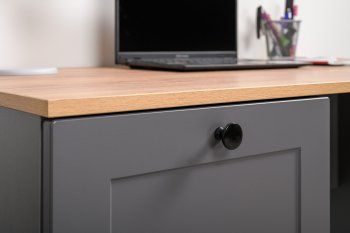 Стол письменный 12.159 Остин графит (Моби) в Ирбите - irbit.mebel-e96.ru