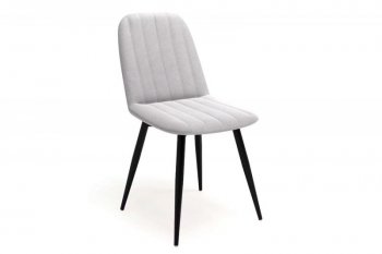 Стул Остин полоса, велюр Ultra Dove (светло-серый), (4шт) (Вудман) в Ирбите - irbit.mebel-e96.ru