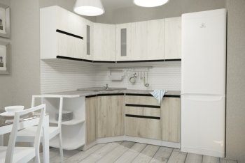 Кухонный гарнитур Паола оптима 1500х1800 мм (Герда) в Ирбите - irbit.mebel-e96.ru