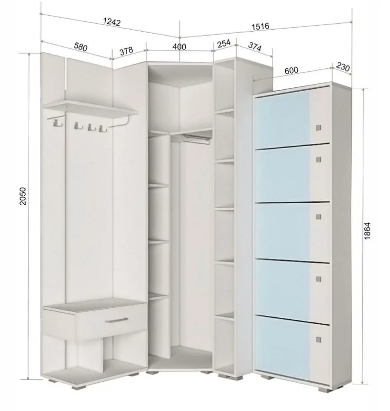 Прихожая Пайн 2 в Ирбите - irbit.mebel-e96.ru