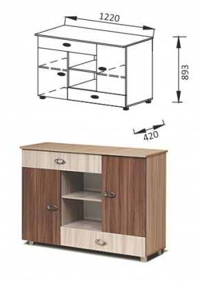 ПМ-11Комод Юниор-6 в Ирбите - irbit.mebel-e96.ru