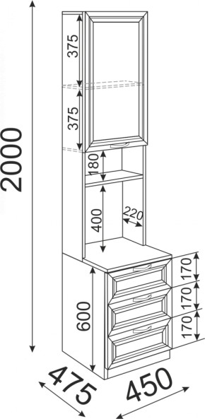 Набор подростковой мебели Остин модульный (Риннер) в Ирбите - irbit.mebel-e96.ru