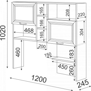 Набор подростковой мебели Остин модульный (Риннер) в Ирбите - irbit.mebel-e96.ru