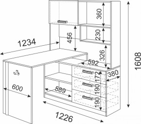 Подростковая мебель Волкер модульная (Риннер) в Ирбите - irbit.mebel-e96.ru