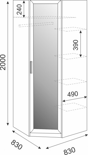 Подростковая мебель Волкер модульная (Риннер) в Ирбите - irbit.mebel-e96.ru