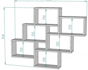 Полка S12 (Белый) в Ирбите - irbit.mebel-e96.ru