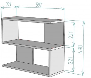 Полка S27 (Белый) в Ирбите - irbit.mebel-e96.ru