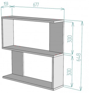 Полка S31 (Белый) в Ирбите - irbit.mebel-e96.ru