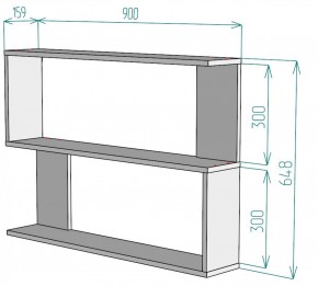 Полка S32 (Белый) в Ирбите - irbit.mebel-e96.ru