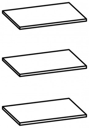 Полки арт. П107 для артикула 107 (3 шт.) в Ирбите - irbit.mebel-e96.ru