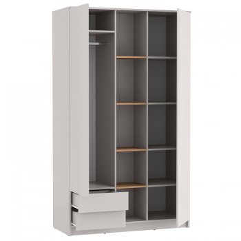 Шкаф 1200 мм для одежды 89.01 Прайм, кашемир (Олмеко) в Ирбите - irbit.mebel-e96.ru