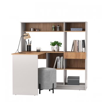 Стол письменный 89.11 Прайм угловой левый (Олмеко) в Ирбите - irbit.mebel-e96.ru