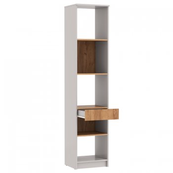 Стеллаж 89.21 Прайм (высокий с ящиком) (Олмеко) в Ирбите - irbit.mebel-e96.ru