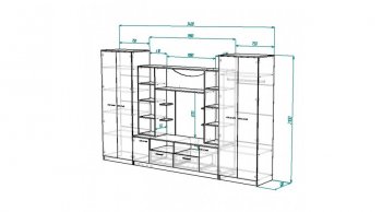 Стенка Премьер анкор (Лин) в Ирбите - irbit.mebel-e96.ru