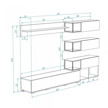 Стенка Рига (БТС) в Ирбите - irbit.mebel-e96.ru