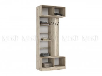 Прихожая Роджина крафт серый/кашемир, модульная (Миф) в Ирбите - irbit.mebel-e96.ru