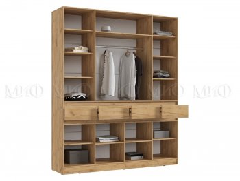 Шкаф 2000 мм 4-х ств. Роджина крафт/изумруд (Миф) в Ирбите - irbit.mebel-e96.ru