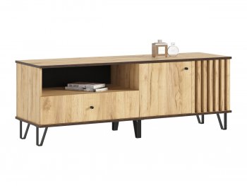 Тумба ТВ (1500) Роджина дуб крафт (Миф) в Ирбите - irbit.mebel-e96.ru