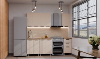 Кухонный гарнитур Ромашка 1600 мм Кашемир (Аленка) в Ирбите - irbit.mebel-e96.ru