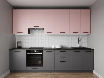 Кухонный гарнитур высокий Роза 3000 мм (Санвут) в Ирбите - irbit.mebel-e96.ru