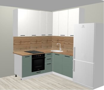 Кухонный гарнитур угловой 2000*1400 мм (Санвут) в Ирбите - irbit.mebel-e96.ru