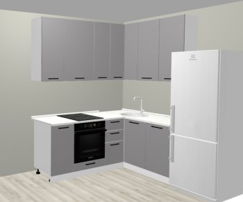 Кухонный гарнитур угловой 2000*1400 мм (Санвут) в Ирбите - irbit.mebel-e96.ru