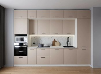 Кухонный гарнитур Шампань 3400 мм (Санвут) в Ирбите - irbit.mebel-e96.ru