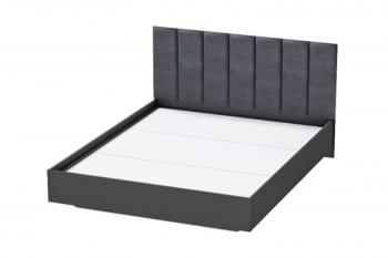 Кровать Шарм (арт.031М1) настил, Антрацит (Диал) в Ирбите - irbit.mebel-e96.ru