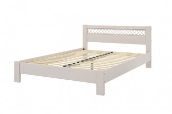 Кровать из массива Шейла льняной (БМ) в Ирбите - irbit.mebel-e96.ru